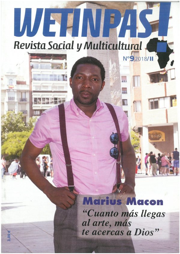 Portada de la revista Wetinpas! Nº 9 con la foto de Marius Macon