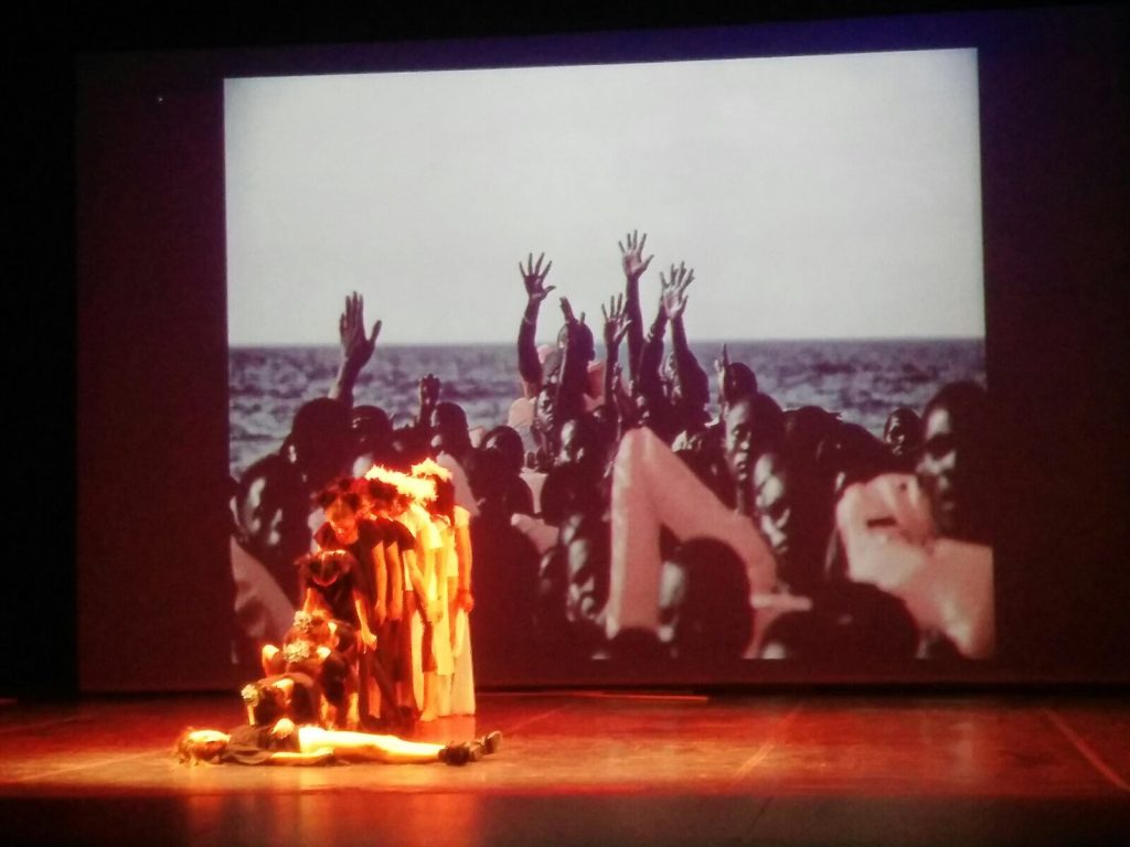 Representación artística en un escenario