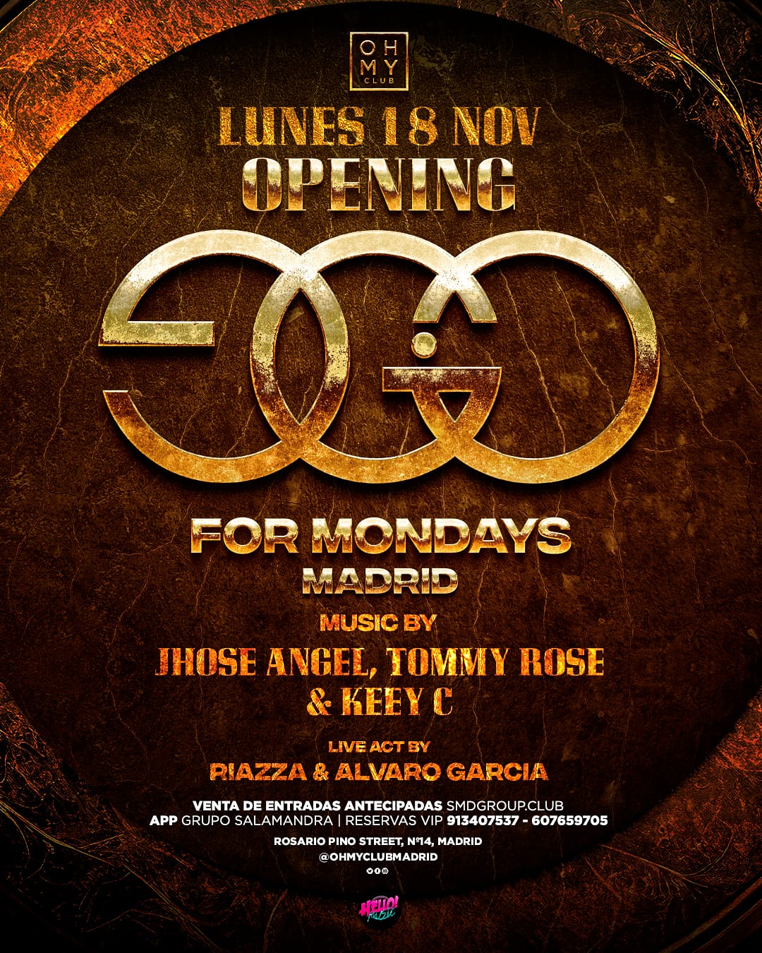 Cartel For Mondays Madrid