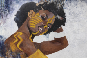 Exposición: Mujer Bubi en Tejido Africano
